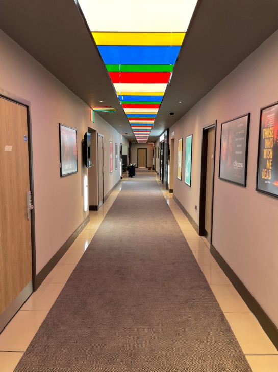 LEDs down the corridor
