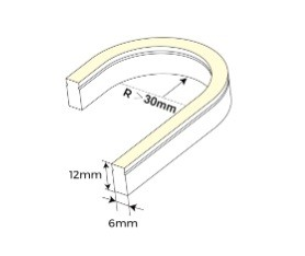 No Spot Slimline Neon6 2700k LED Strip